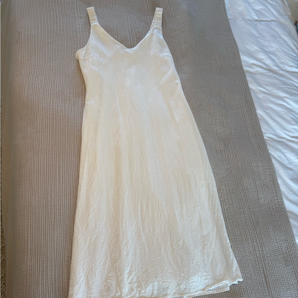 Elegant Linen Slip Dress